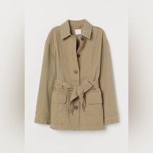 H&M Cotton Twill Cargo Jacket